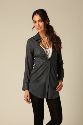 Plaid Studded Workshirt