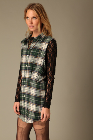 Green/white Plaid