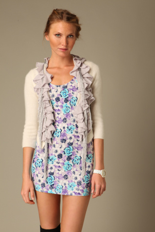Sweet Ruffle Cardigan