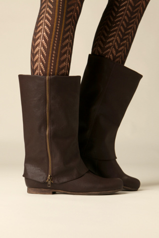 Zip Fold Over Boot