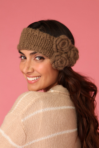 Triple Rosette Flapper Headband