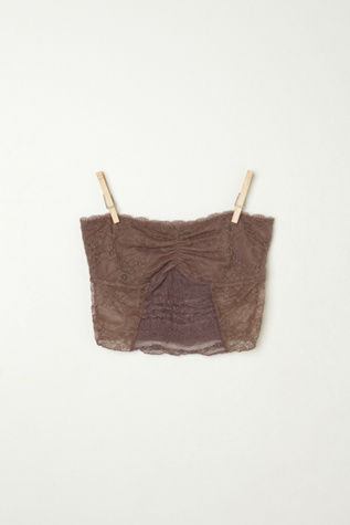 Cropped Lace Tube