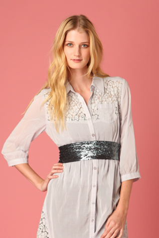 Sequin Sash Belt