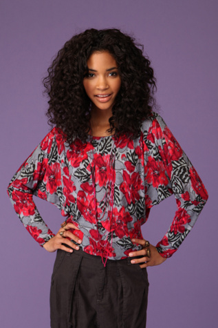 All Over Print Batwing Top