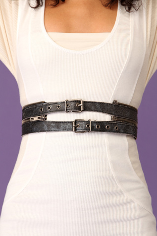Double Zip Convertible Belt
