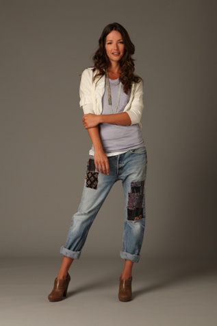 Free People Clothing Boutique > One-Of-A-Kind Patched Boyfriend Jean from freepeople.com