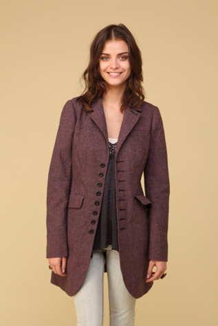 Boyfriend Check Jacket