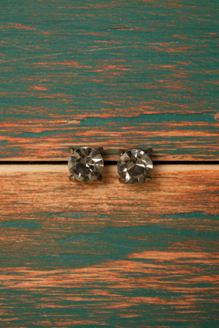 Small Rhinestone Stud Earrings