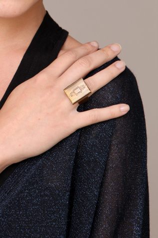 Book Locket Ring