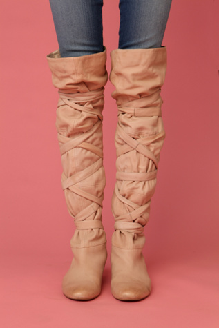 City Wrap Over The Knee Boot