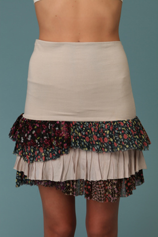 Ditsy Ruffled Layers Skirt