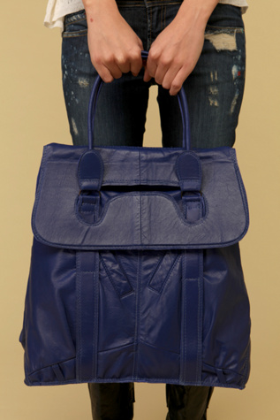 Recycled Leather Satchel