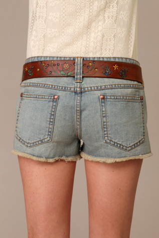 Tattoo Flower Painted Hip Belt
