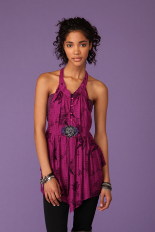 Printed Halter Tunic