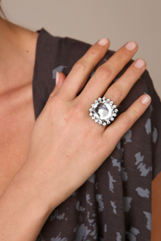 Crystal Circles Ring