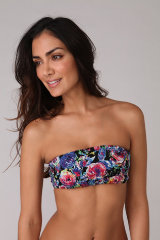 Printed Smocked Bandeau