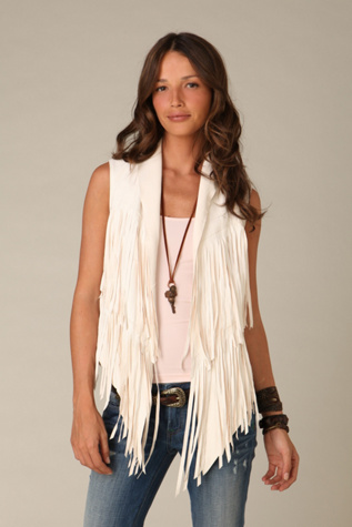 Graham & Spencer Leather Fringe Vest