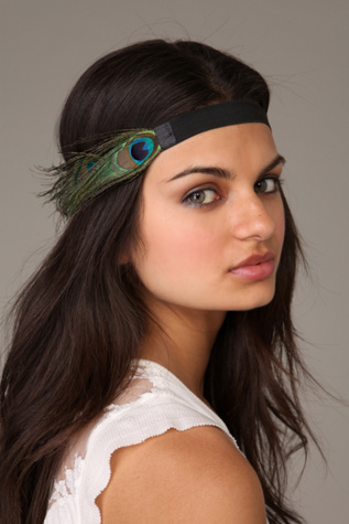 Oversized Peacock Headband