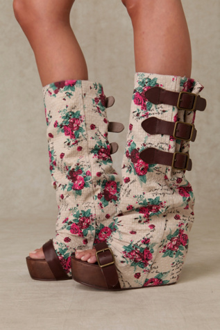 Floral Slouch Clog