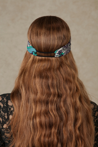 Teal Paisley