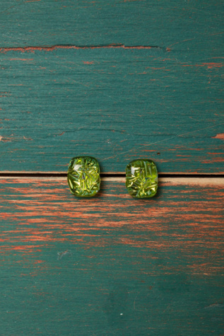 Glass Stud Earrings