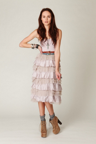 FP ONE Ruffled Layers Maxi Skirt