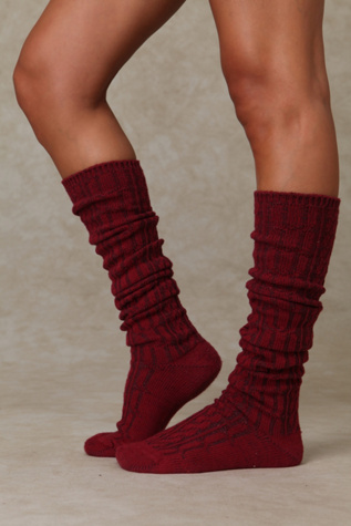Cableknit Tall Sock