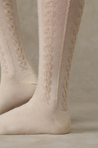 Aran Sheer Cable Tall Sock