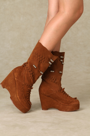 Moccasin Wedge Boot