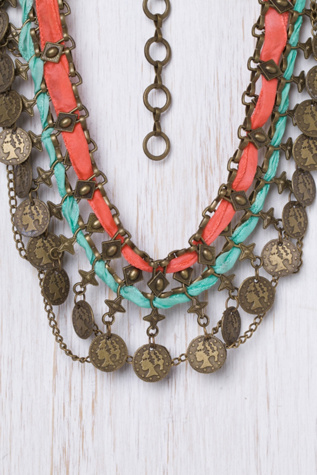 Traded Treasure Bib Necklace