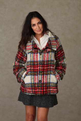 Perfectly Plaid Coat