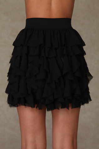 Chiffon Ruffles Skirt