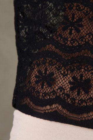 Short Sleeve Lace Top