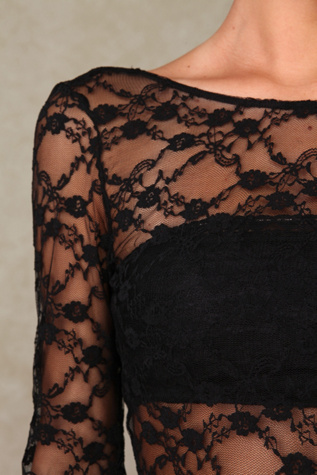 3/4 Scoop Lace Bodysuit