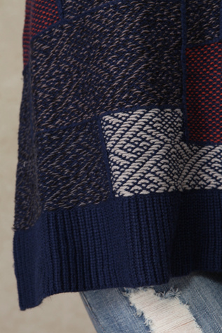 Patch Sweater Tunic