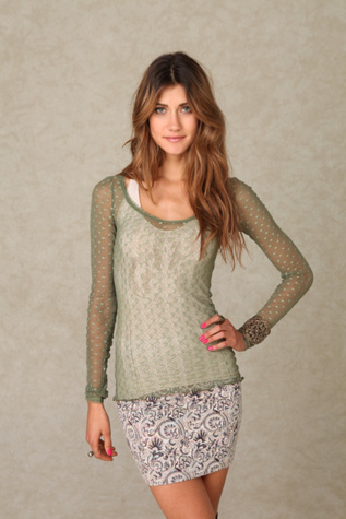 Dotted Mesh Layering Top