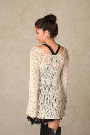 Open Stitch Pullover