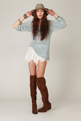 Open Stitch Pullover
