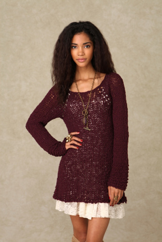 Open Stitch Pullover