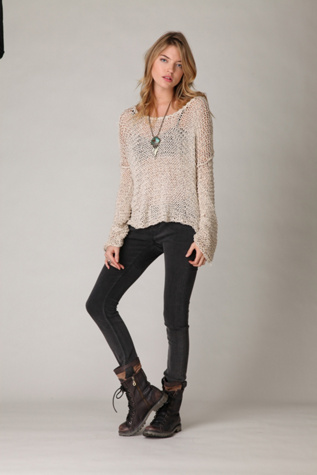 Tape Yarn Beach Sweater