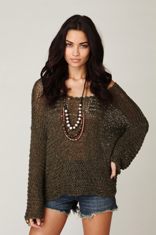 Tape Yarn Beach Sweater