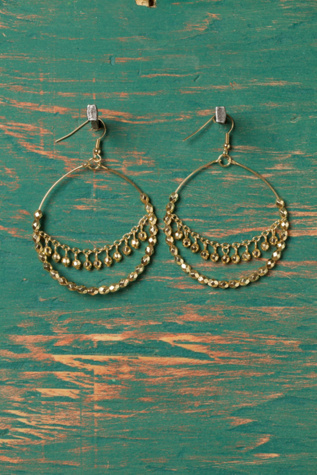 Rina Facet Hoops