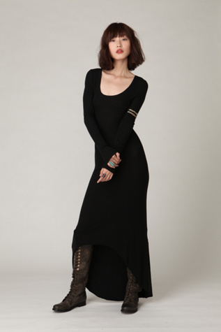 Tencel Rib Maxi Dress