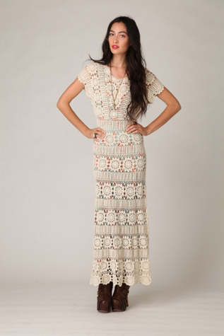 Hand Crochet Maxi Dress