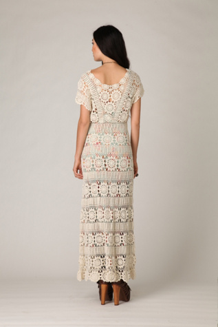 Hand Crochet Maxi Dress