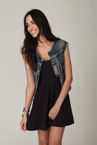 Pin Dot Knit Dress
