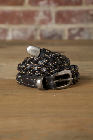 Skinny Braided Belt