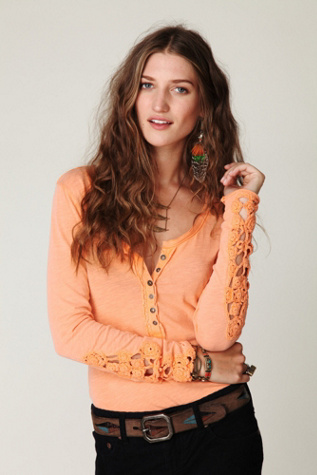 Crochet Cuff Henley