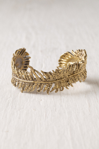 Peacock Feather Cuff