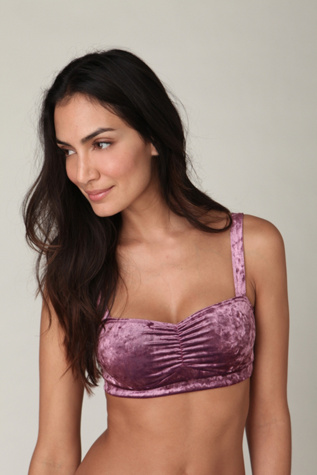 Velvet Cropped Bralette